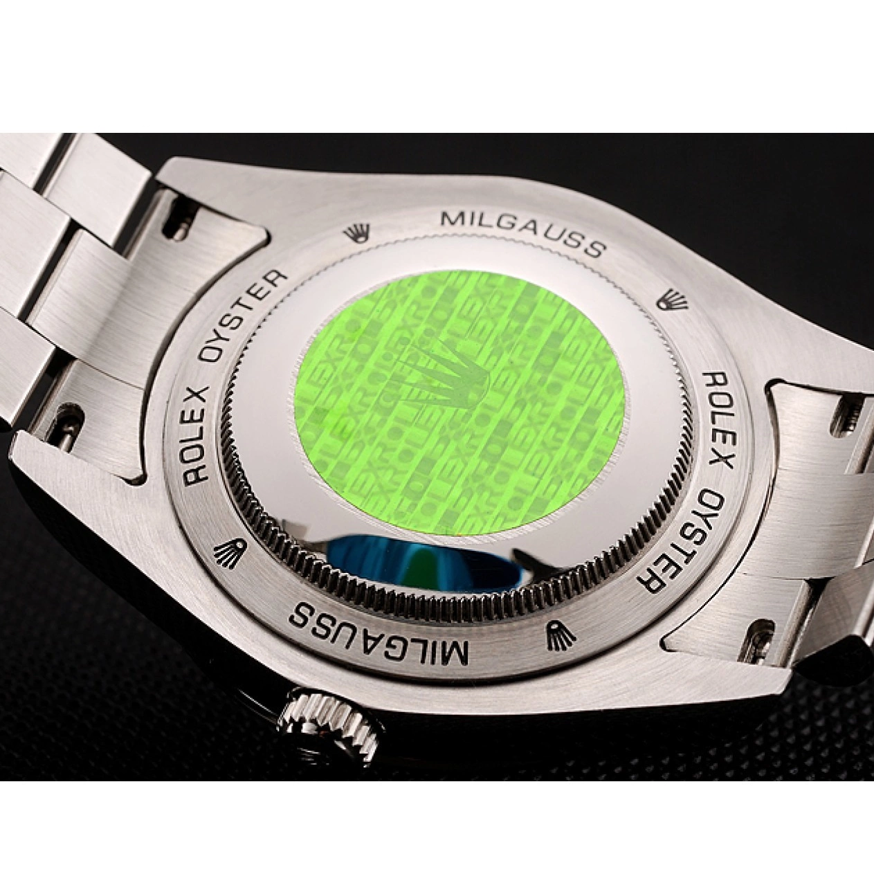 Good copy rolex watches Diamond Numerals Rolex Black Bracelet Day-Date Stainless Case 1453965 Steel Diamond Dial Swiss 0605